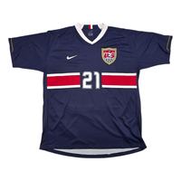 2006/07 USA Away Football Shirt (XL) Nike 21 Donovan - Football Finery - FF301782