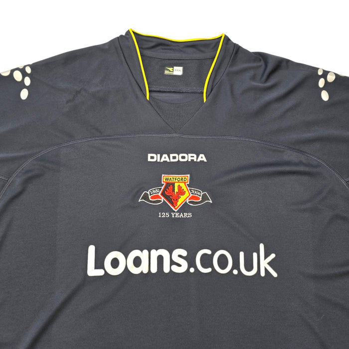 2006/07 Watford Away Football Shirt (3XL) Diadora (125yr Anniversary) - Football Finery - FF307620