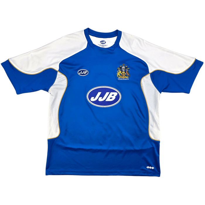 2006/07 Wigan Athletic Home Football Shirt (L) JJB 9 Heskey - Football Finery - FF302719