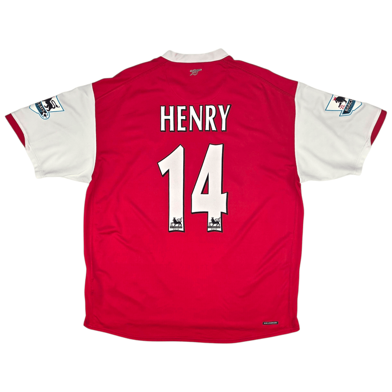 2006/08 Arsenal Home Football Shirt (2XL) Nike 14 Henry - Football Finery - FF301679
