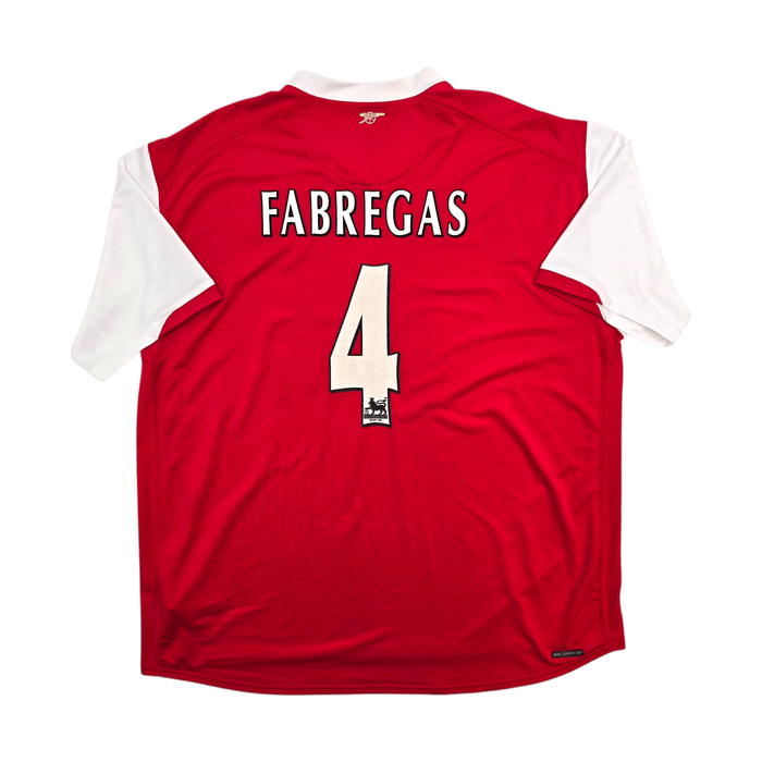2006/08 Arsenal Home Football Shirt (2XL) Nike 4 Fabregas - Football Finery - FF304629