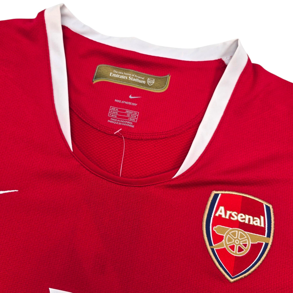2006/08 Arsenal Home Football Shirt (XL) Nike (Womens) - Football Finery - FF306896