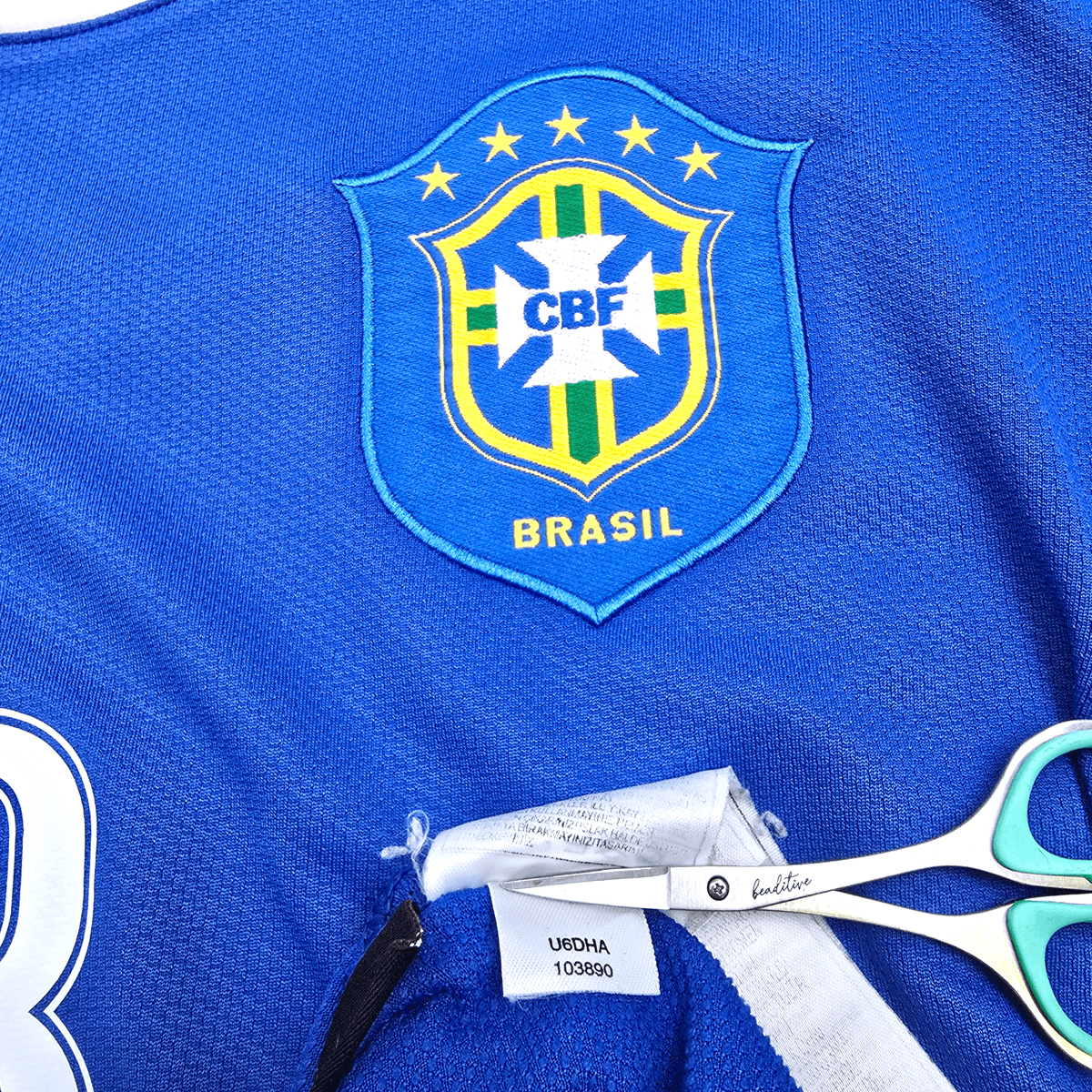 2006/08 Brazil Away Football Shirt (L) Nike 8 Kaka - Football Finery - FF303038