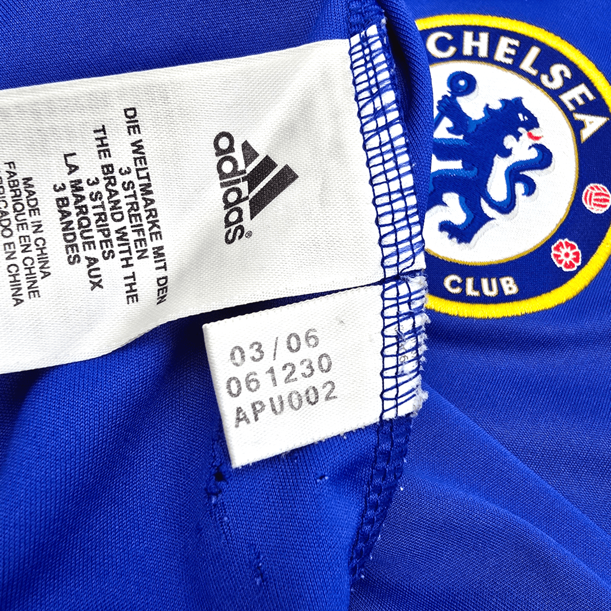 2006/08 Chelsea Home Football Shirt (2XL) Adidas 13 Ballack - Football Finery - FF305101