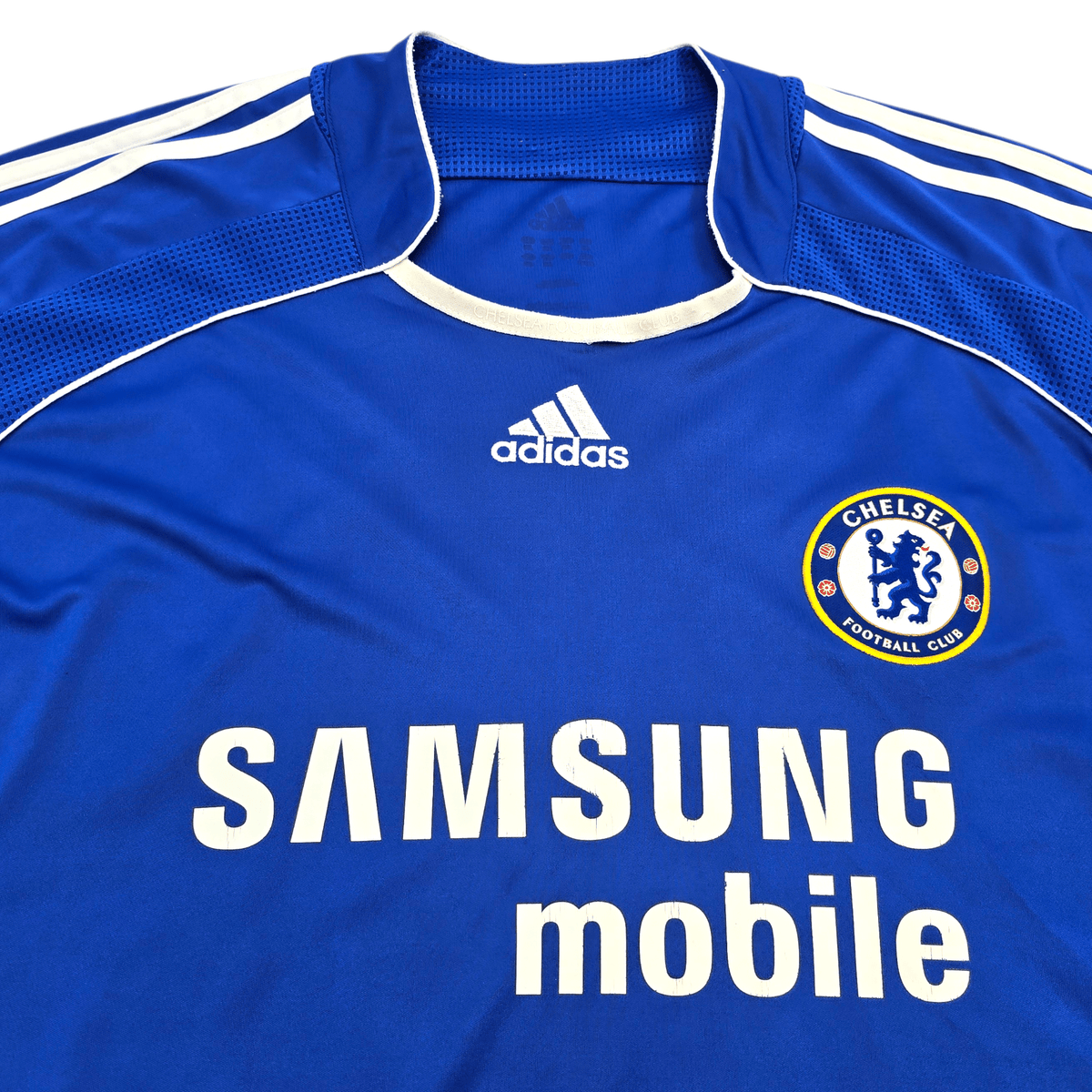 2006/08 Chelsea Home Football Shirt (2XL) Adidas 13 Ballack - Football Finery - FF305101