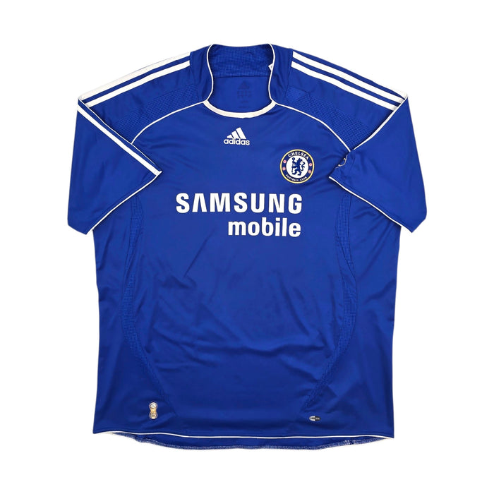 2006/08 Chelsea Home Football Shirt (2XL) Adidas 13 Ballack - Football Finery - FF305101