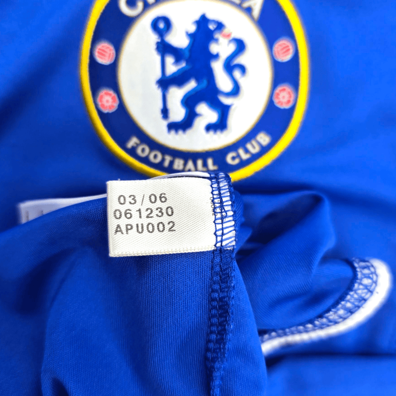 2006/08 Chelsea Home Football Shirt (L) Adidas #11 Drogba - Football Finery - FF300342