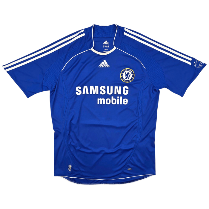 2006/08 Chelsea Home Football Shirt (L) Adidas 3 A. Cole - Football Finery - FF301224