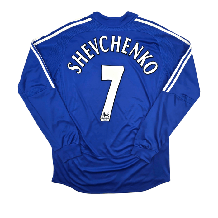 2006/08 Chelsea Home Football Shirt (L) Adidas #7 Shevchenko - Football Finery - FF301138