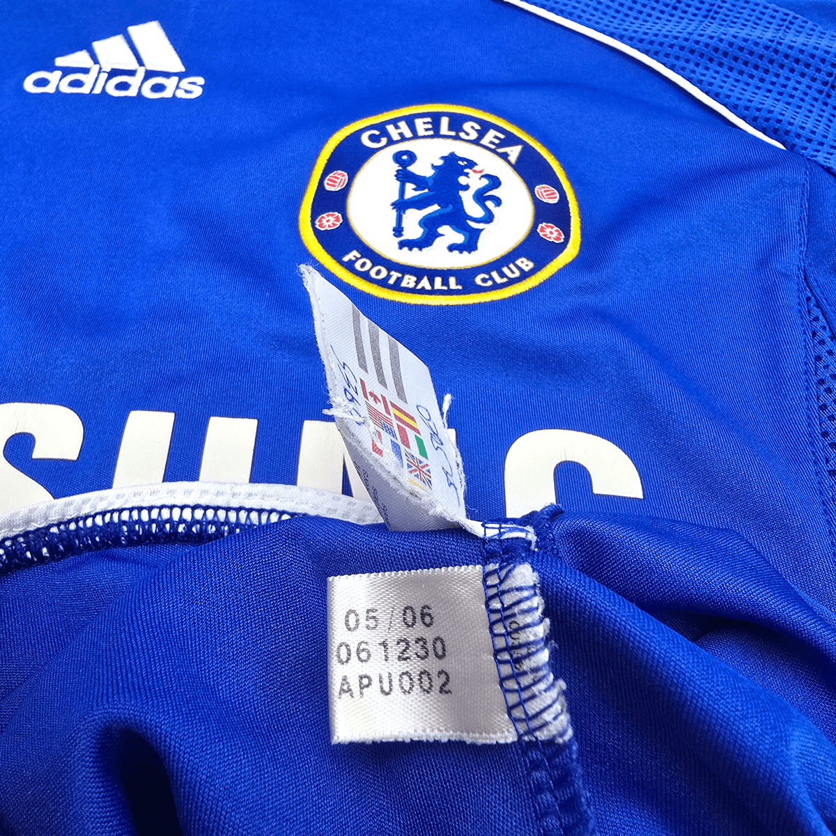 2006/08 Chelsea Home Football Shirt (S) Adidas 11 Drogba - Football Finery - FF302351
