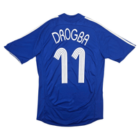 2006/08 Chelsea Home Football Shirt (S) Adidas 11 Drogba - Football Finery - FF302351