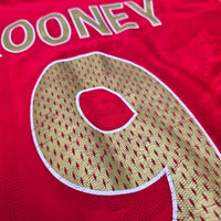 2006/08 England Away Football Shirt (L) Umbro 9 Rooney - Football Finery - FF307746