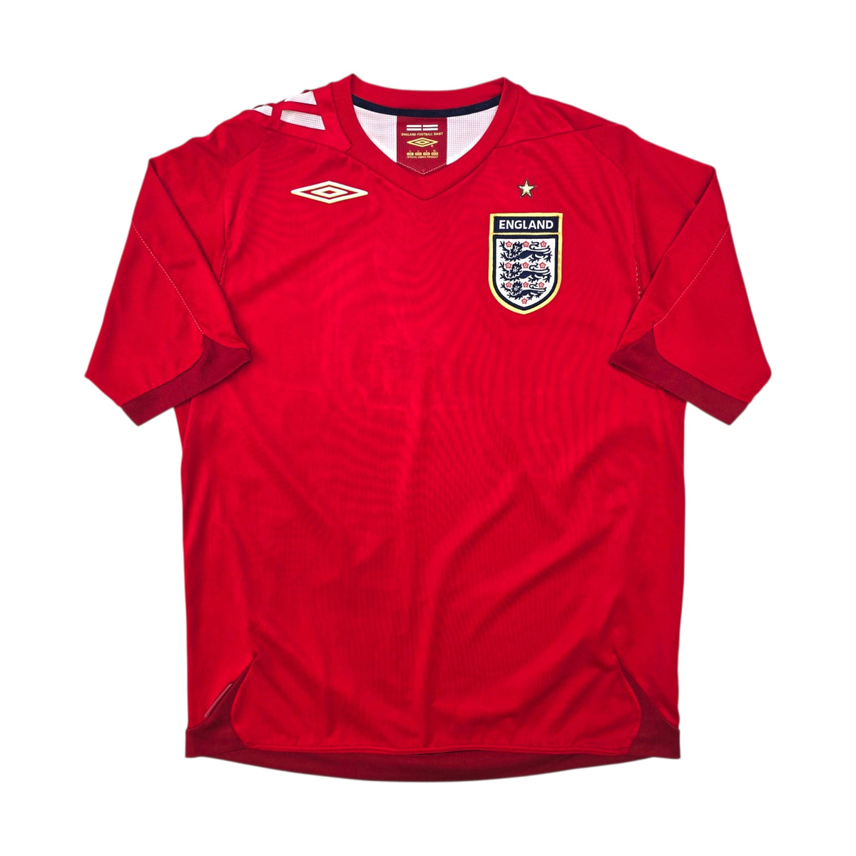 2006/08 England Away Football Shirt (L) Umbro - Football Finery - FF304834