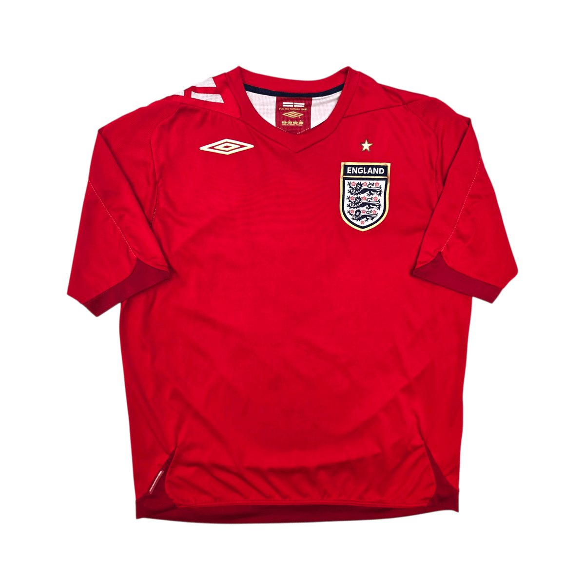 2006/08 England Away Football Shirt (L) Umbro - Football Finery - FF305828