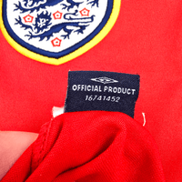 2006/08 England Away Football Shirt (S) Umbro 8 Lampard - Football Finery - FF304329