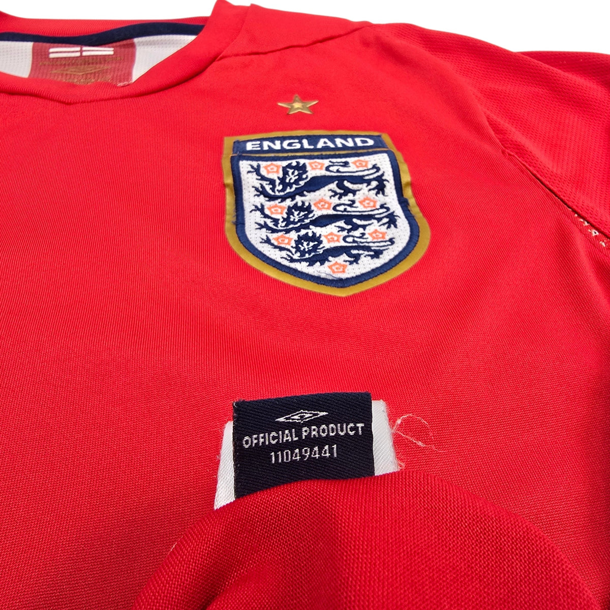 2006/08 England Away Football Shirt (S) Umbro - Football Finery - FF305834