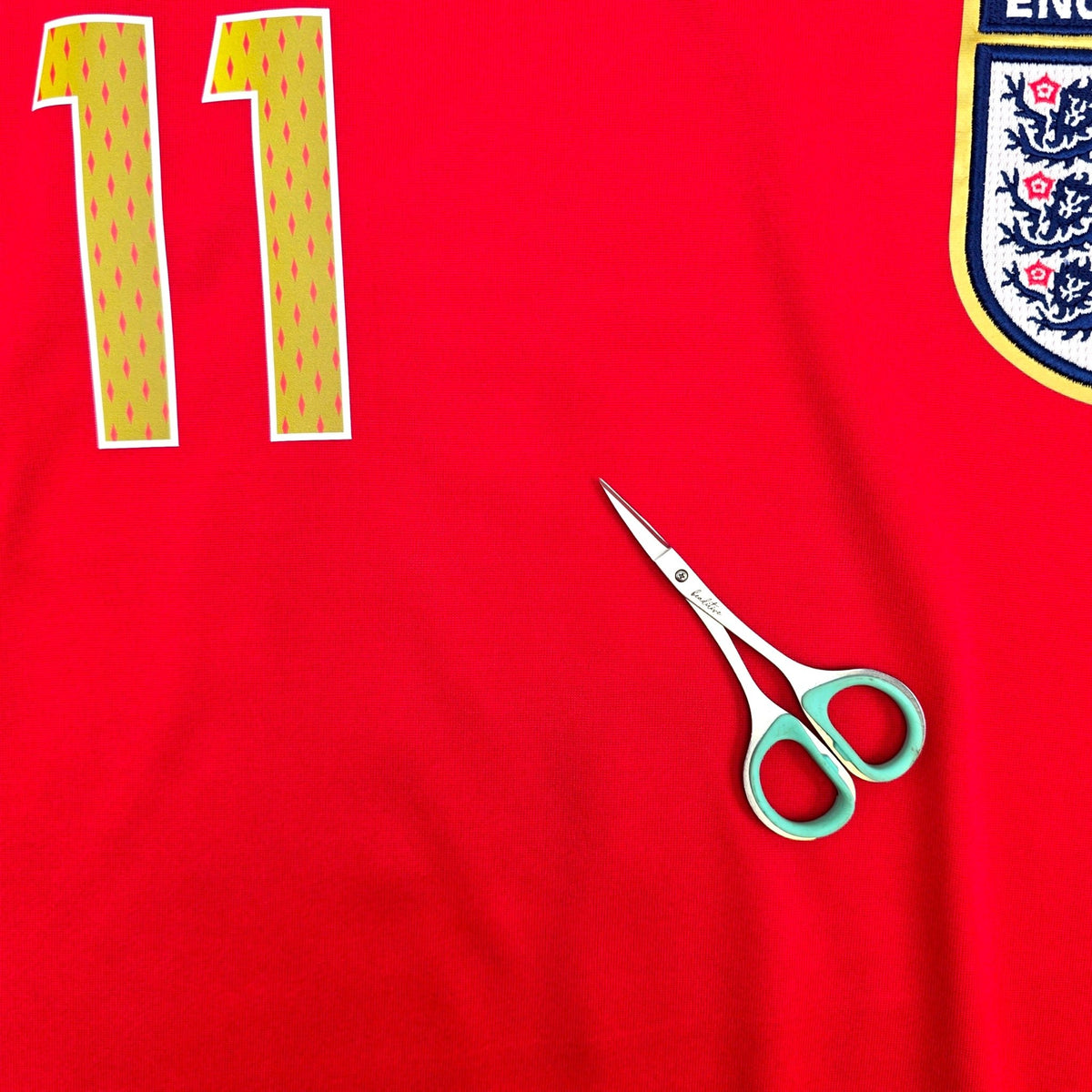 2006/08 England Away Football Shirt (XL) Umbro 11 J. Cole - Football Finery - FF305837