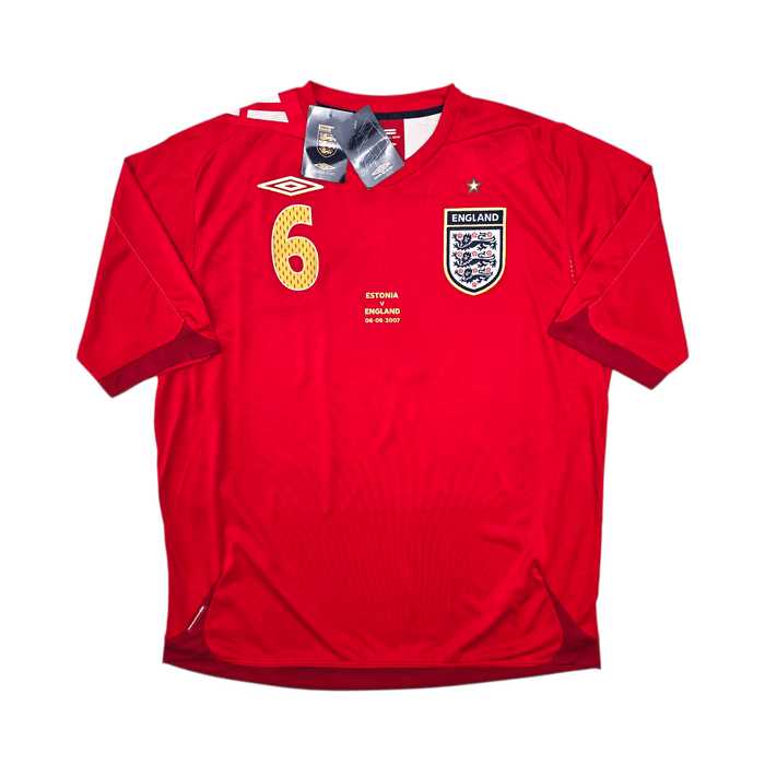 2006/08 England Away Football Shirt (XL) Umbro 6 Terry (Player Edition | BNWTs) - Football Finery - FF304131