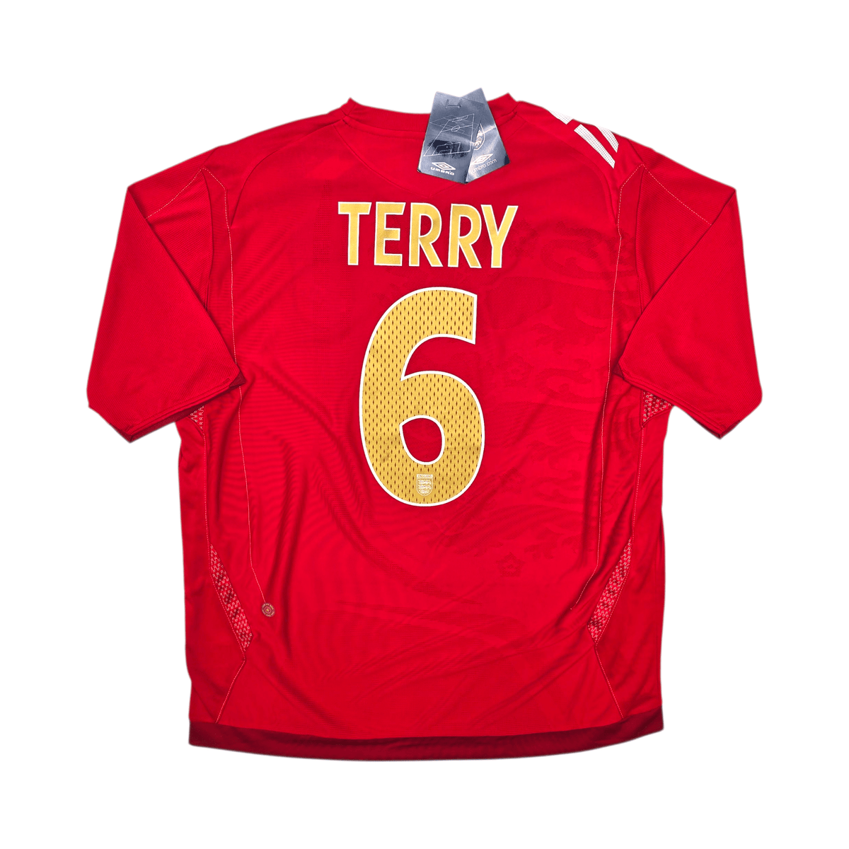 2006/08 England Away Football Shirt (XL) Umbro 6 Terry (Player Edition | BNWTs) - Football Finery - FF304131