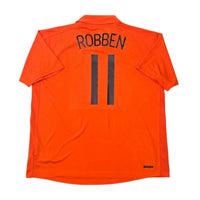 2006/08 Holland Home Football Shirt (2XL) Nike 11 Robben - Football Finery - FF306010