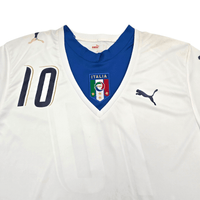 2006/08 Italy Away Football Shirt (XL) Puma 10 Totti - Football Finery - FF305351