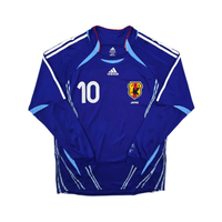 2006/08 Japan Home Football Shirt (L) Adidas 10 Nakamura (Player Version) - Football Finery - FF303272