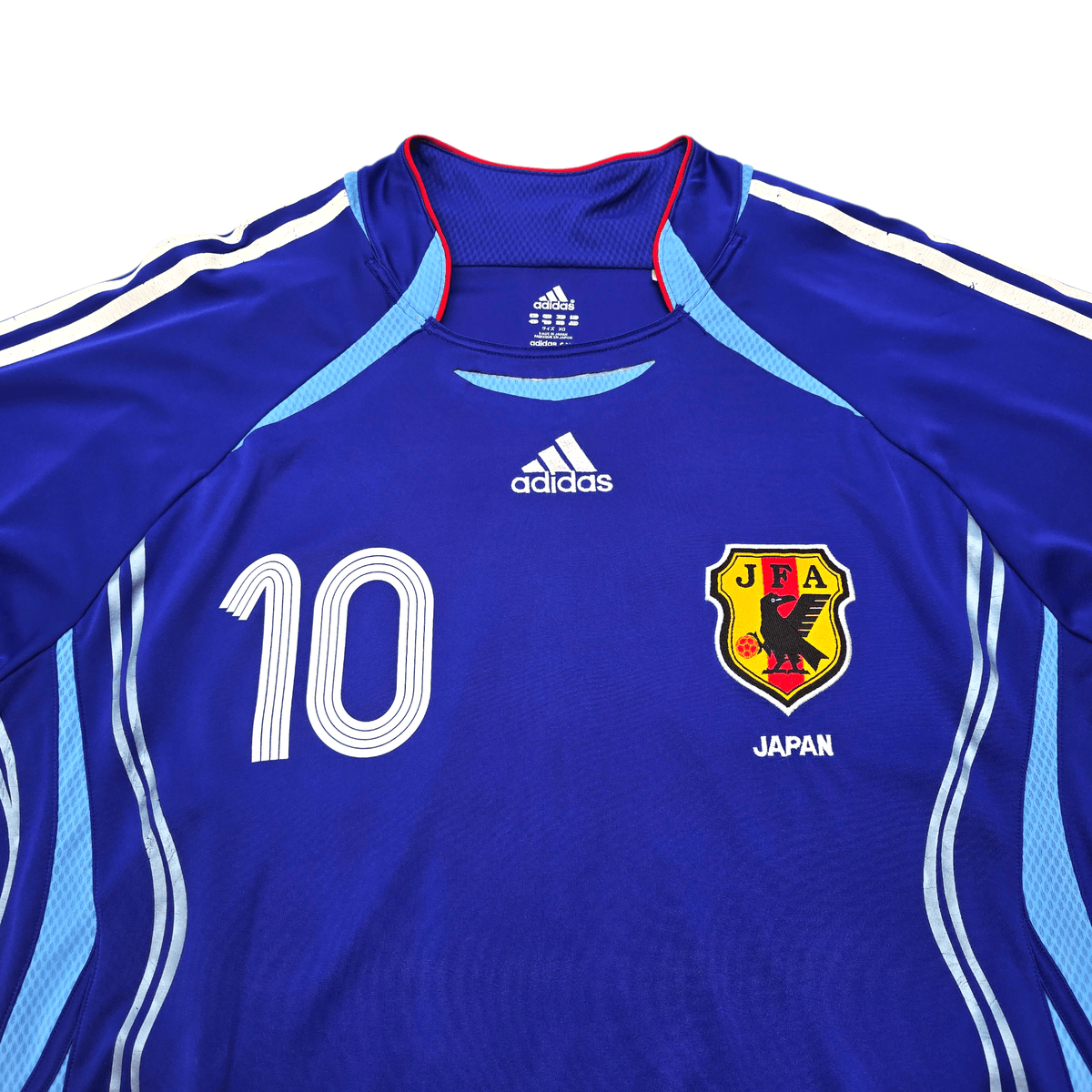 2006/08 Japan Home Football Shirt (L) Adidas 10 Nakamura (Player Version) - Football Finery - FF303272