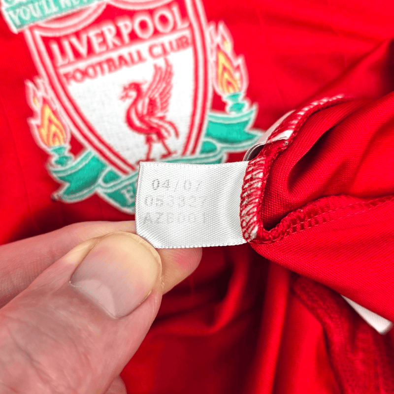 2006/08 Liverpool Home Football Shirt (M) Adidas - Football Finery - FF300566