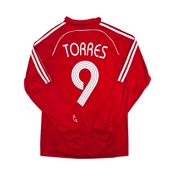 06-08 リバプール TORRES 9番 長袖 シャツ リバプール（3rd）08/09 長袖 トーレス＃9 +パッチ付！