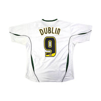 2006/08 Norwich City Away Football Shirt (L) XARA #9 Dublin - Football Finery - FF203571