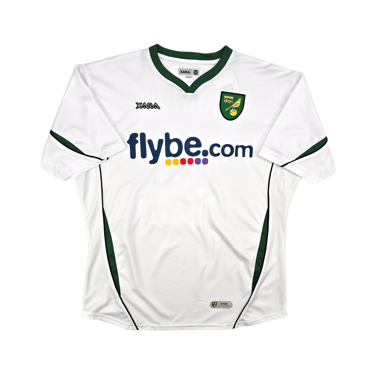 2006/08 Norwich City Away Football Shirt (L) Xara 9 Dublin - Football Finery - FF302128