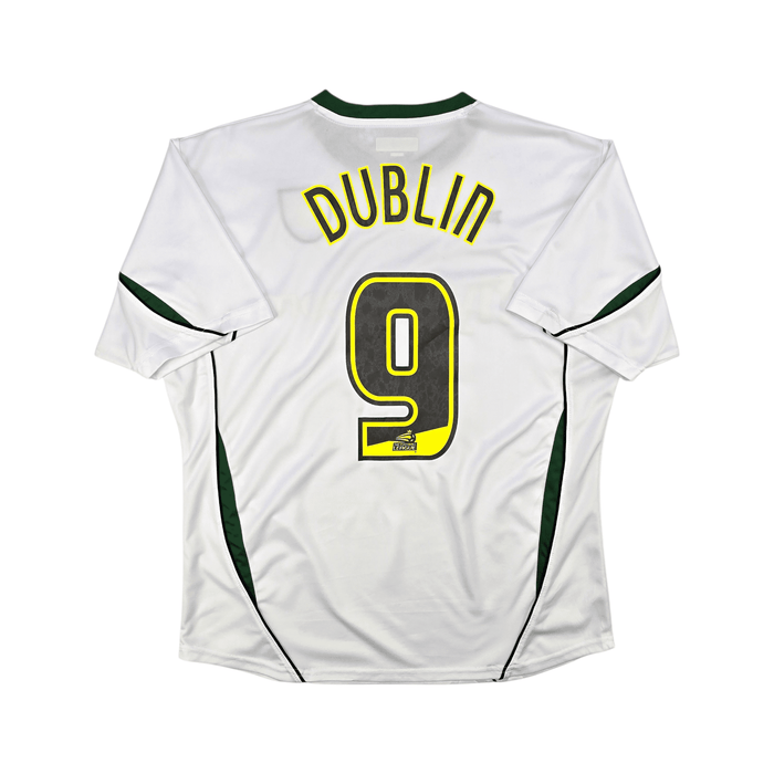 2006/08 Norwich City Away Football Shirt (L) Xara 9 Dublin - Football Finery - FF302128