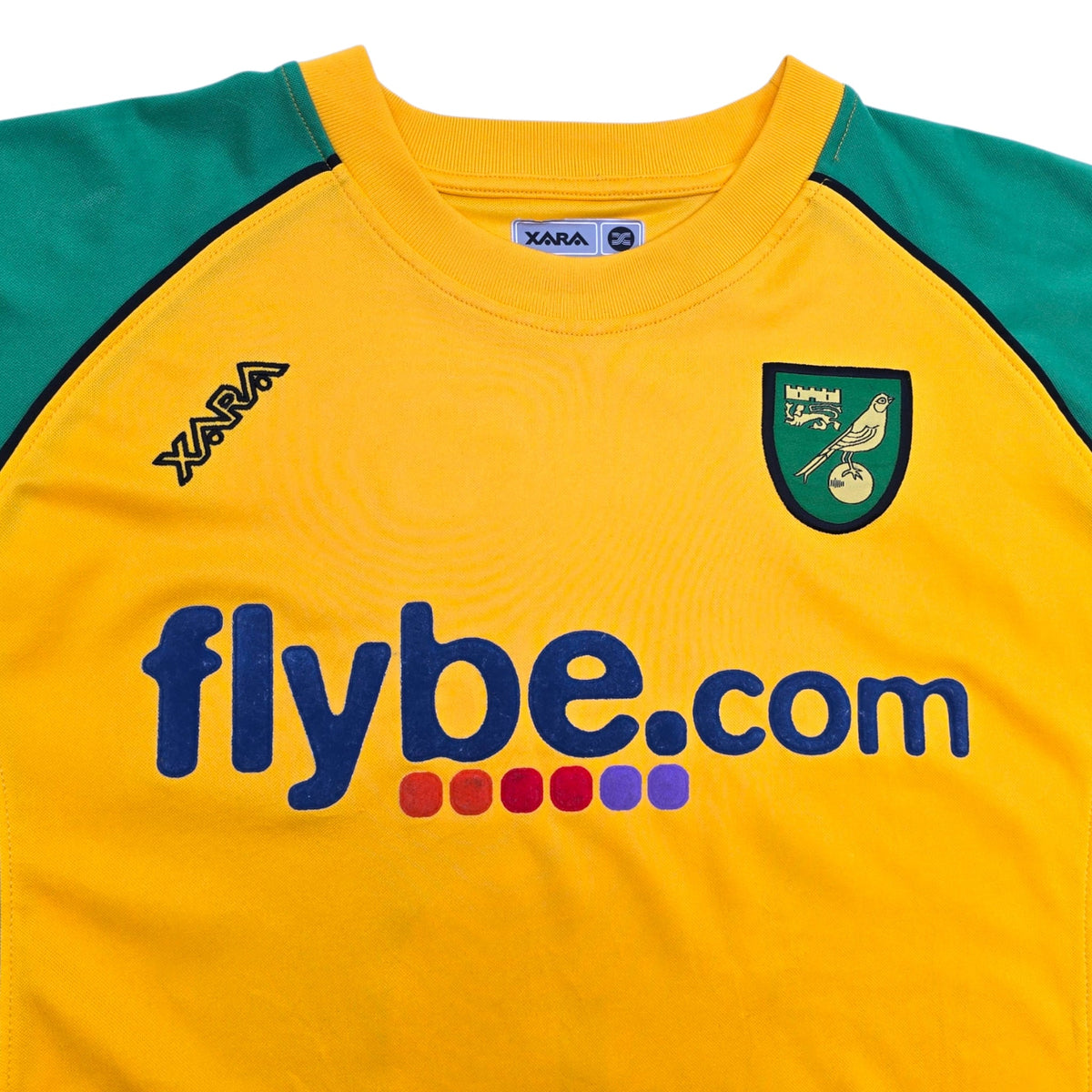 2006/08 Norwich City Home Football Shirt (XL) Xara 6 Huckerby - Football Finery - FF306297