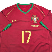2006/08 Portugal Home Football Shirt (M) Nike #17 Ronaldo - Football Finery - FF203711