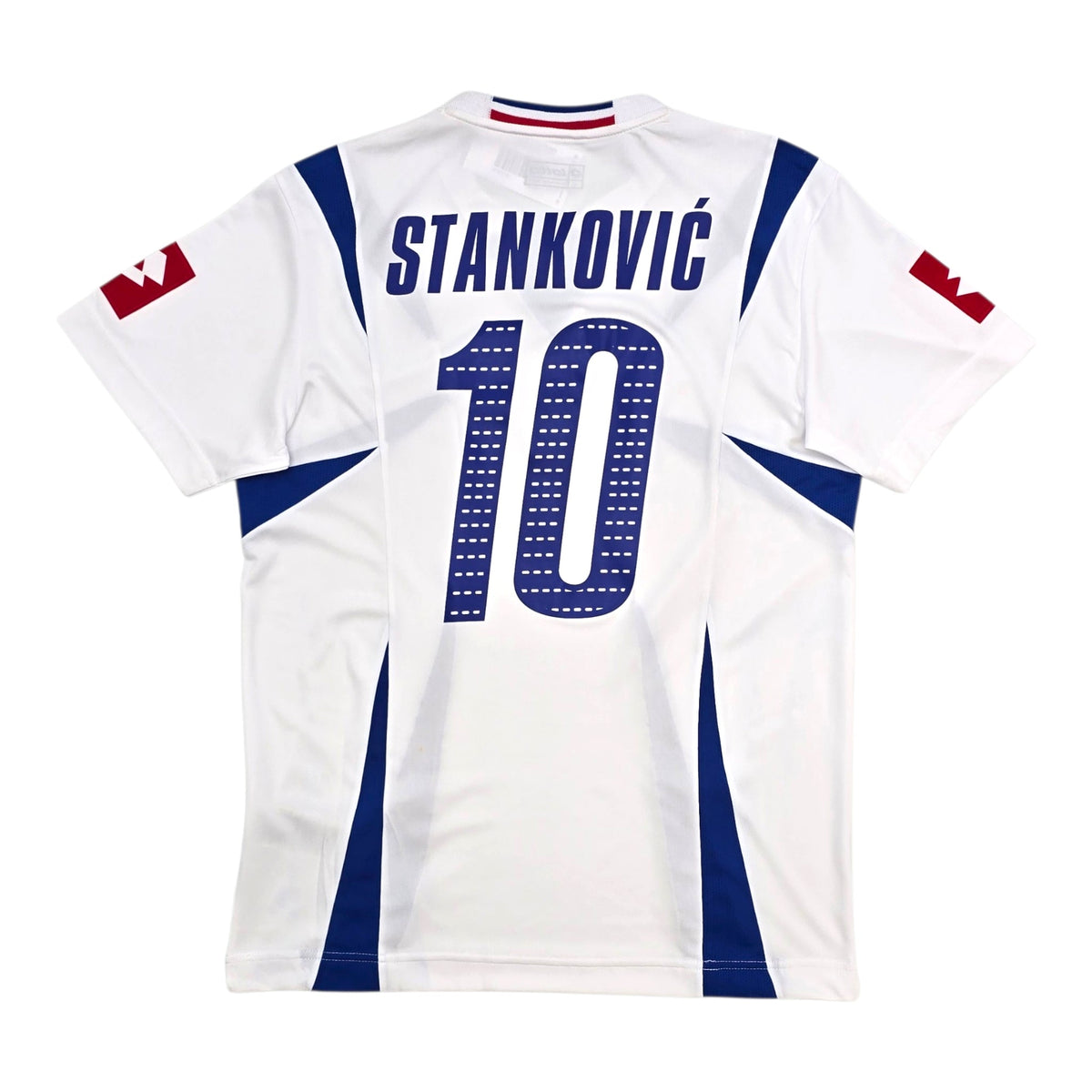 2006/08 Serbia & Montenegro Away Football Shirt (L) Lotto 10 Stankovic - Football Finery - FF305752