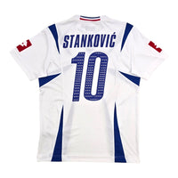 2006/08 Serbia & Montenegro Away Football Shirt (L) Lotto 10 Stankovic - Football Finery - FF305752