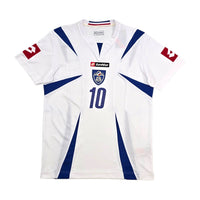 2006/08 Serbia & Montenegro Away Football Shirt (L) Lotto 10 Stankovic - Football Finery - FF305752