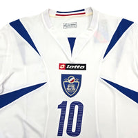 2006/08 Serbia & Montenegro Away Football Shirt (L) Lotto 10 Stankovic - Football Finery - FF305752
