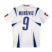 2006/08 Serbia & Montenegro Away Football Shirt (XL) Lotto #9 Milosevic (BNWTs) - Football Finery - FF306697