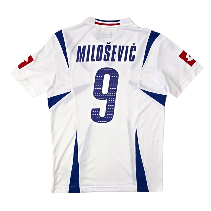 2006/08 Serbia & Montenegro Away Football Shirt (XL) Lotto #9 Milosevic (BNWTs) - Football Finery - FF306697