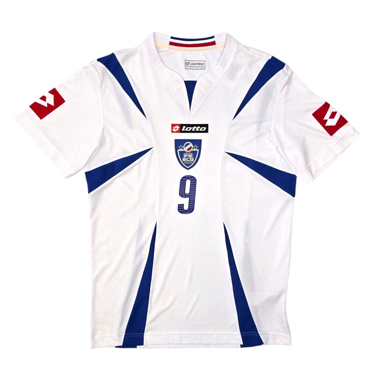 2006/08 Serbia & Montenegro Away Football Shirt (XL) Lotto #9 Milosevic (BNWTs) - Football Finery - FF306697