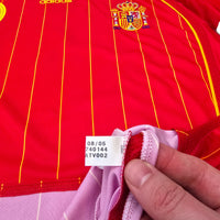 2006/08 Spain Home Football Shirt (L) Adidas 9 Torres - Football Finery - FF306056
