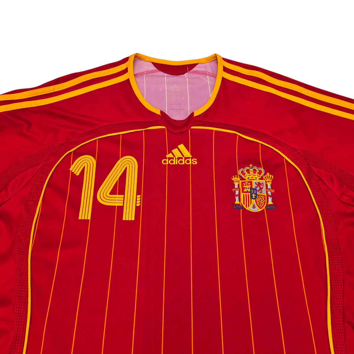 2006/08 Spain Home Football Shirt (M) Adidas 14 Alonso - Football Finery - FF301147