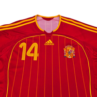 2006/08 Spain Home Football Shirt (M) Adidas 14 Alonso - Football Finery - FF301147