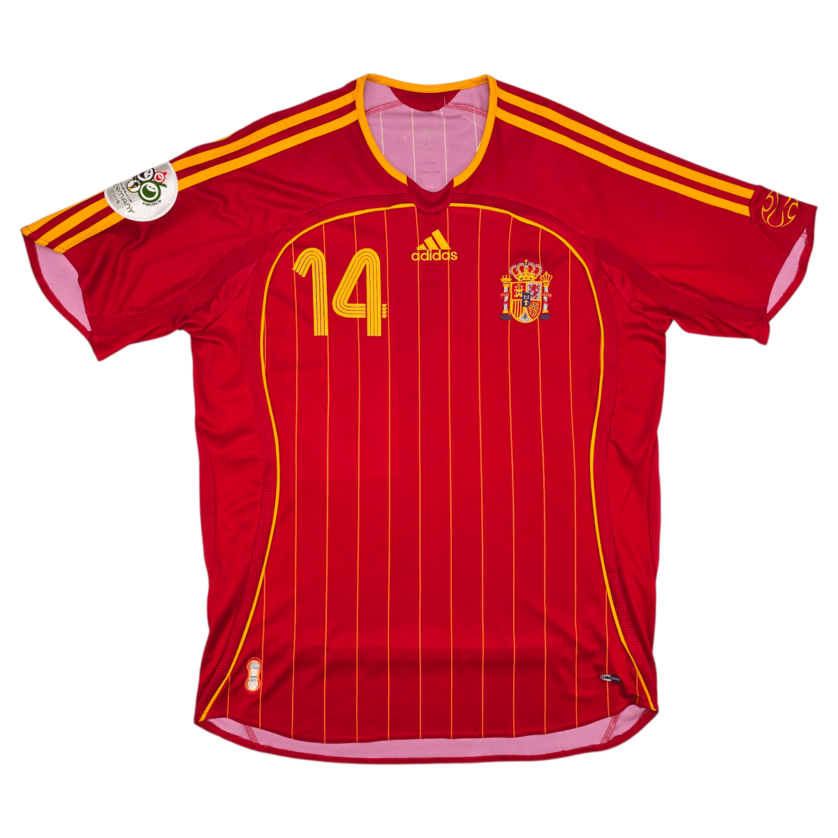 2006/08 Spain Home Football Shirt (M) Adidas 14 Alonso - Football Finery - FF301147