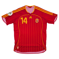 2006/08 Spain Home Football Shirt (M) Adidas 14 Alonso - Football Finery - FF301147