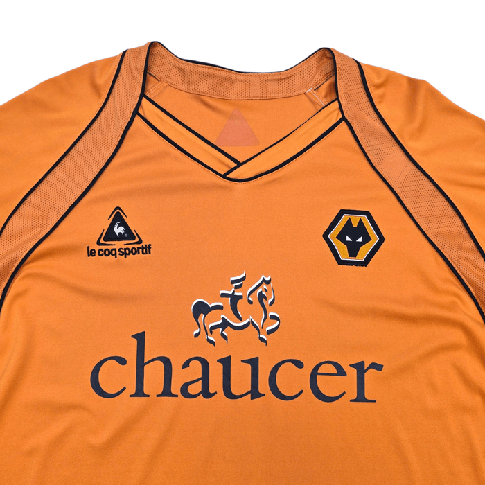 2006/08 Wolverhampton Wanderers Home Football Shirt (2XL) Le Coq Sportif - Football Finery - FF305611