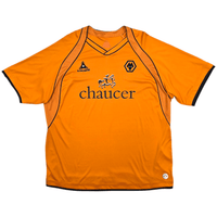 2006/08 Wolverhampton Wanderers Home Football Shirt (2XL) Le Coq Sportif - Football Finery - FF305611