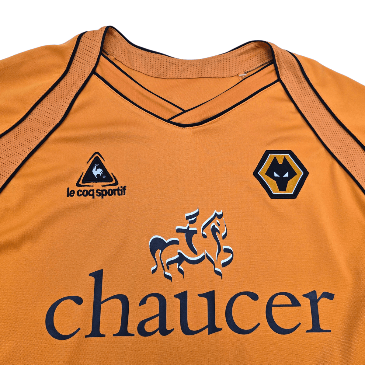 2006/08 Wolverhampton Wanderers Home Football Shirt (XL) Le Coq Sportif - Football Finery - FF304169