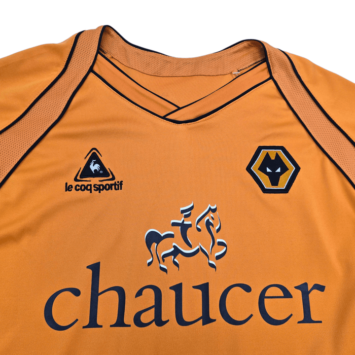 2006/08 Wolverhampton Wanderers Home Football Shirt (XL) Le Coq Sportif - Football Finery - FF304169